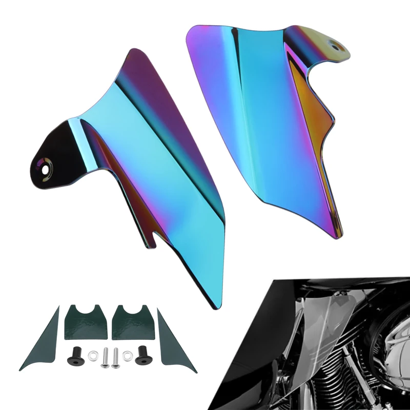 Motorcycle Heat Deflector Colorful Saddle Shield For Harley Touring Electra Glides Road Glides Road Kings Street Glides 97-07