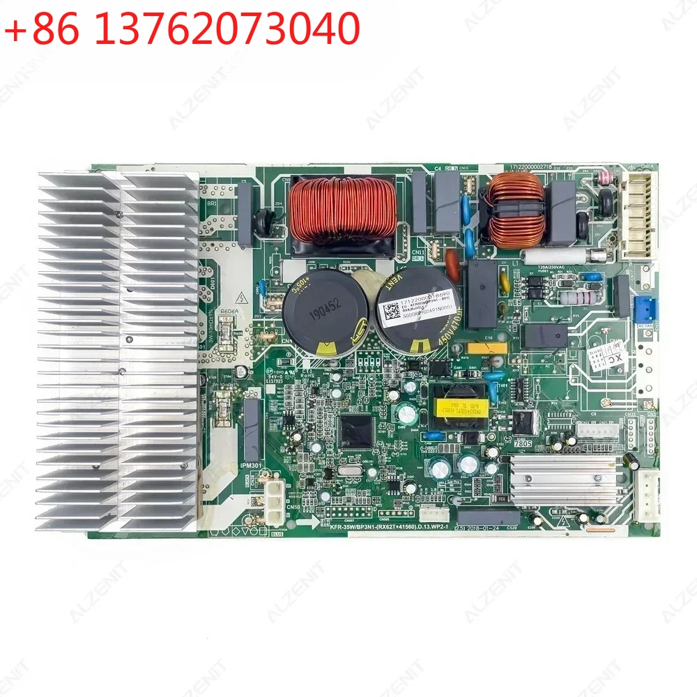 

Новая плата управления для кондиционера Midea KFR-35W/BP3N1-(RX62T+41560).D.13.WP2-1, печатная плата 17122000002718, запчасти для кондиционеров