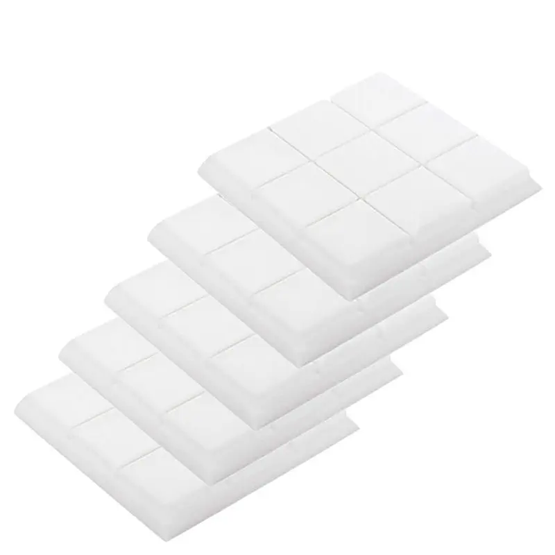 ABNQ Acoustic Foam Panels, 5 Pack 30x30x5cm Mushroom Studio Wedge Tiles, Sound Panels Sound Proof Foam Panels,White