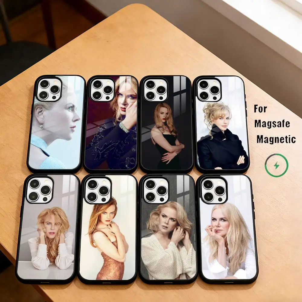 Oscar-winning actress Nicole Kidman Phone Case For iPhone17,16,15,14,13,12,11 Plus,Pro Magnetic For Magsafe Wireless Charging