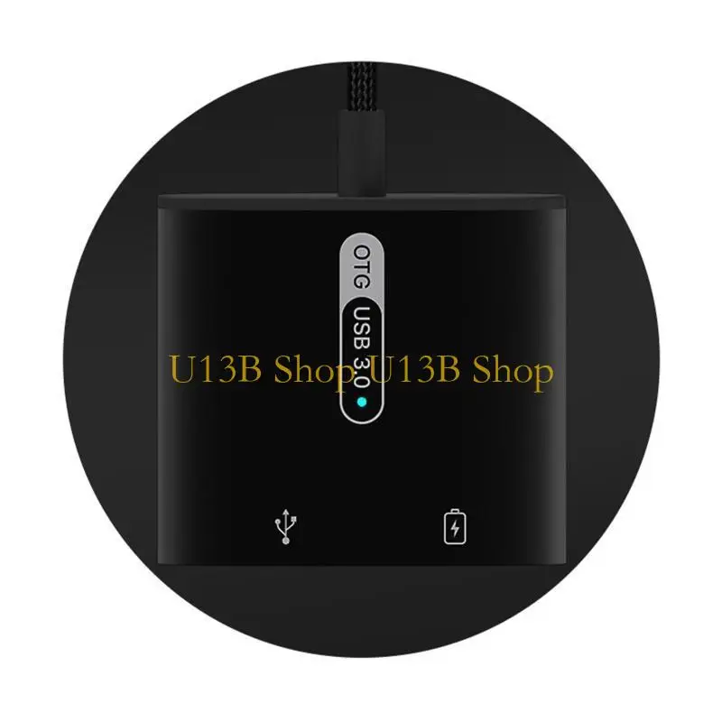 U13B متعددة الأغراض 2 في 1 النوع C Cable Cable Host Flight USB3. 0 كابل محول