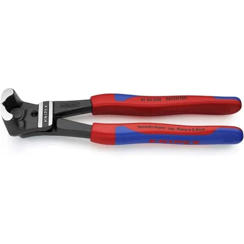 62 02 200 Tools - High Leverage Bolt End Cutting Nippers, Multi-Component (6102200)