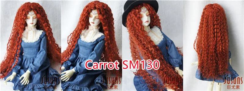 JD220 1/6 1/4 1/3 1/12 Blythes Extremely Long Curly Fashion Synthetic Mohair BJD Wig YOSD MSD SD Doll Accessories