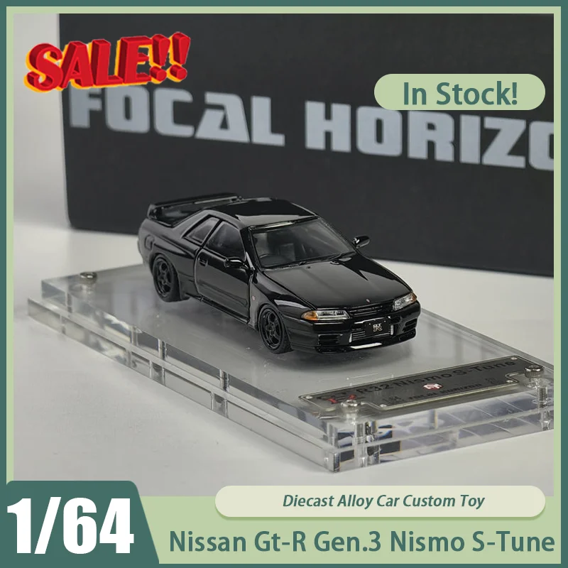 

New In Stock Fh 1:64 Nissan Skyline Gt-R Gen.3 Nismo S-Tune Alloy Diecast Nissan Ornaments Custom Toys Kids Christmas Gift