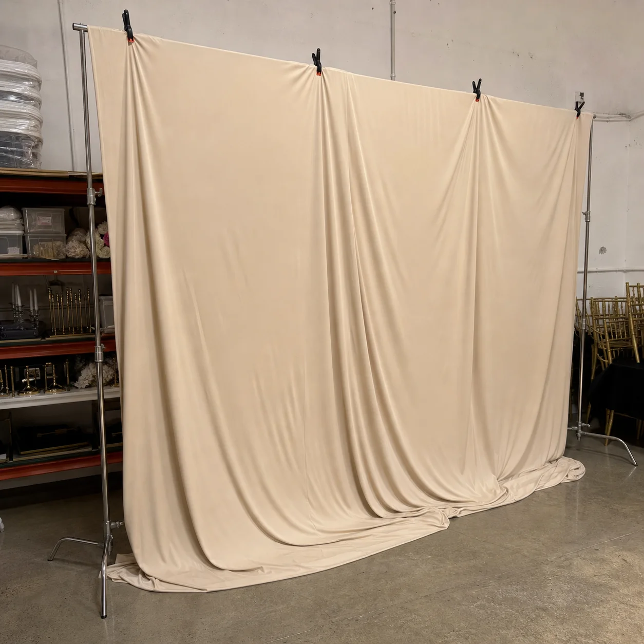 1.7M Wide Elasticity Fabric Wedding Decoration DIY Tablecloths Photography Background Clothing Lining Materials Hanging Curtains