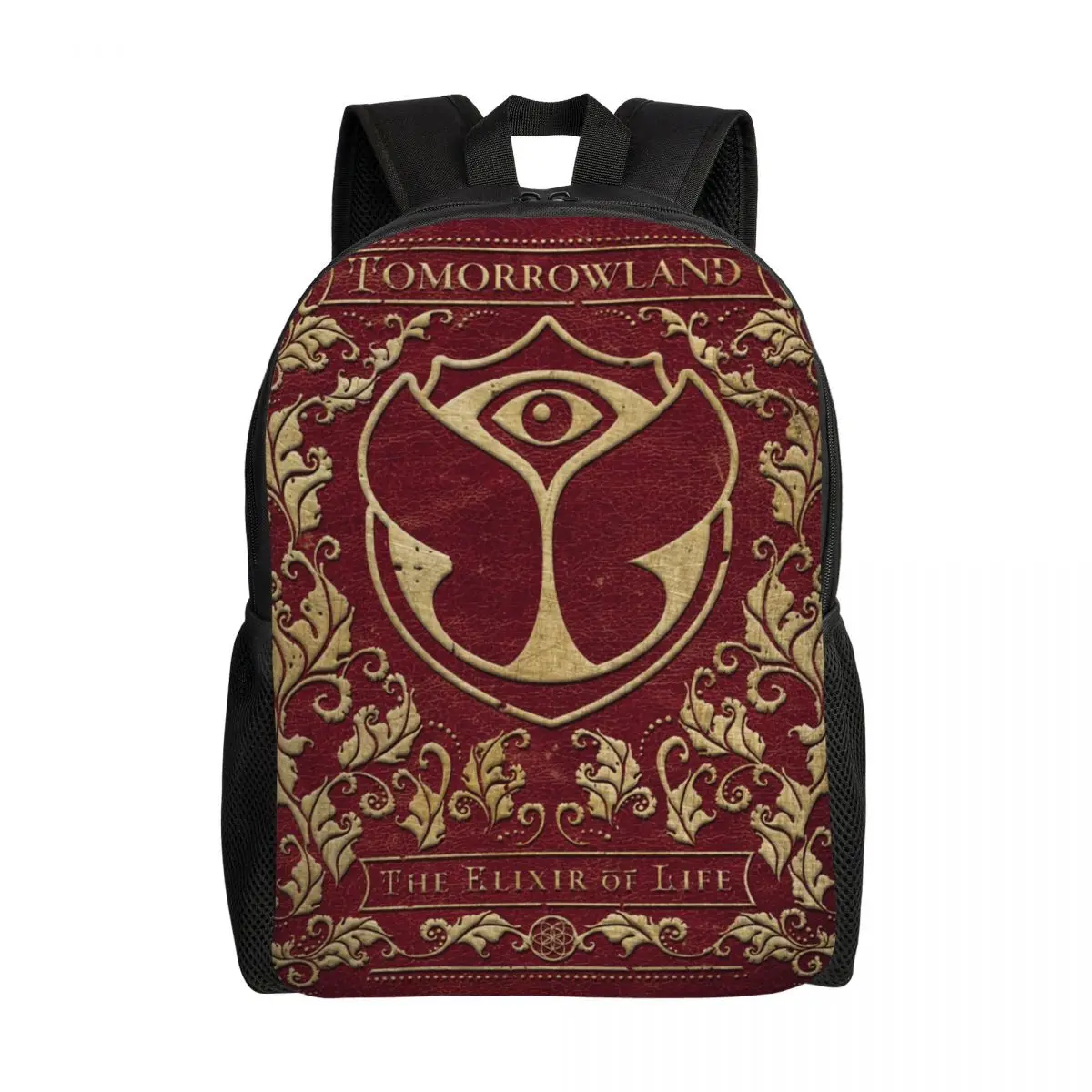 Customized Tomorrowland Electronic Dance Festival Backpack for Women Men Water Resistant School College Bag Printing Bookbag