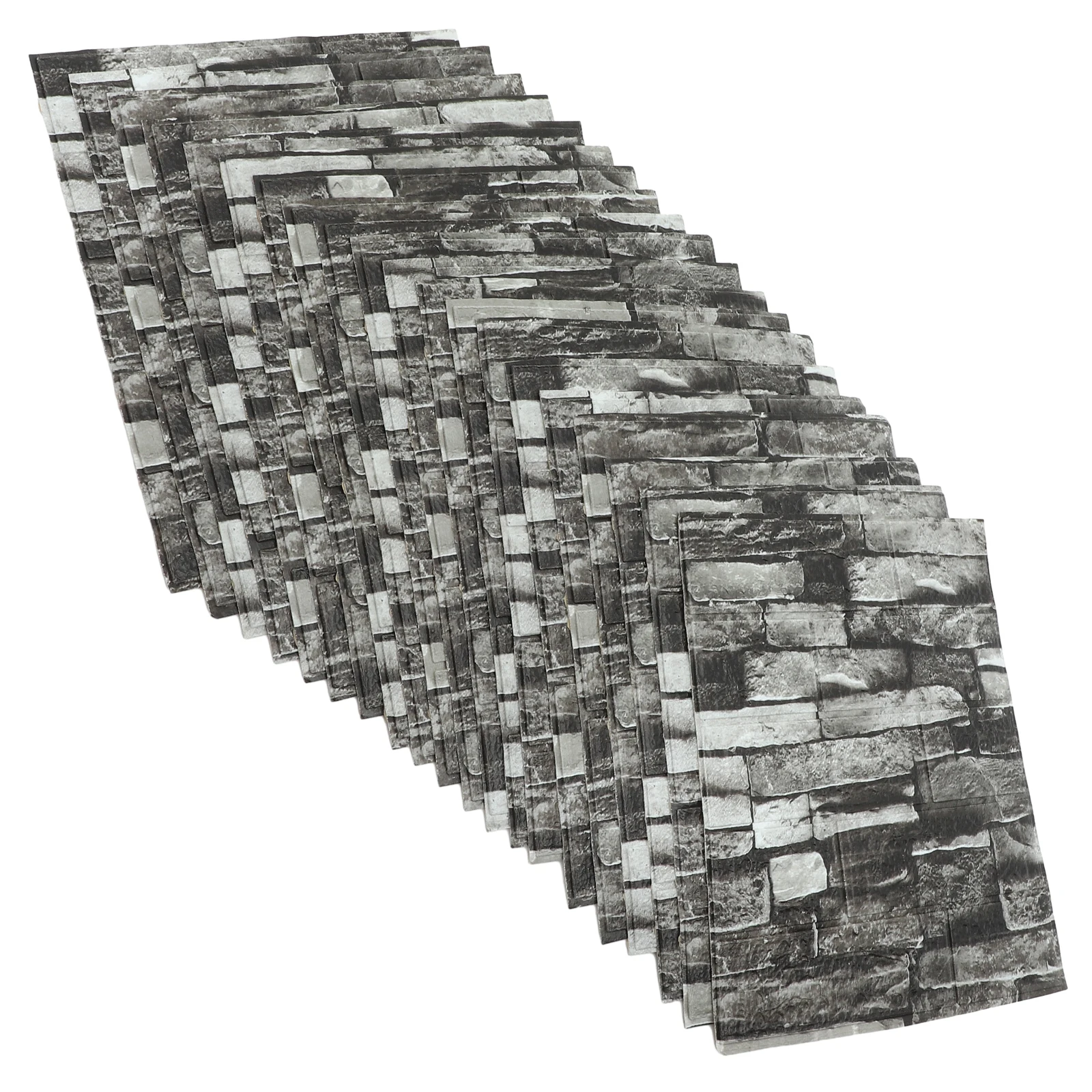 

20pcs 3D Simulated Rock Chip Wallpaper 35x38cm Self Adhesive Tiles Decorative Stickers Bedroom Kitchen Backsplash Pool Wall