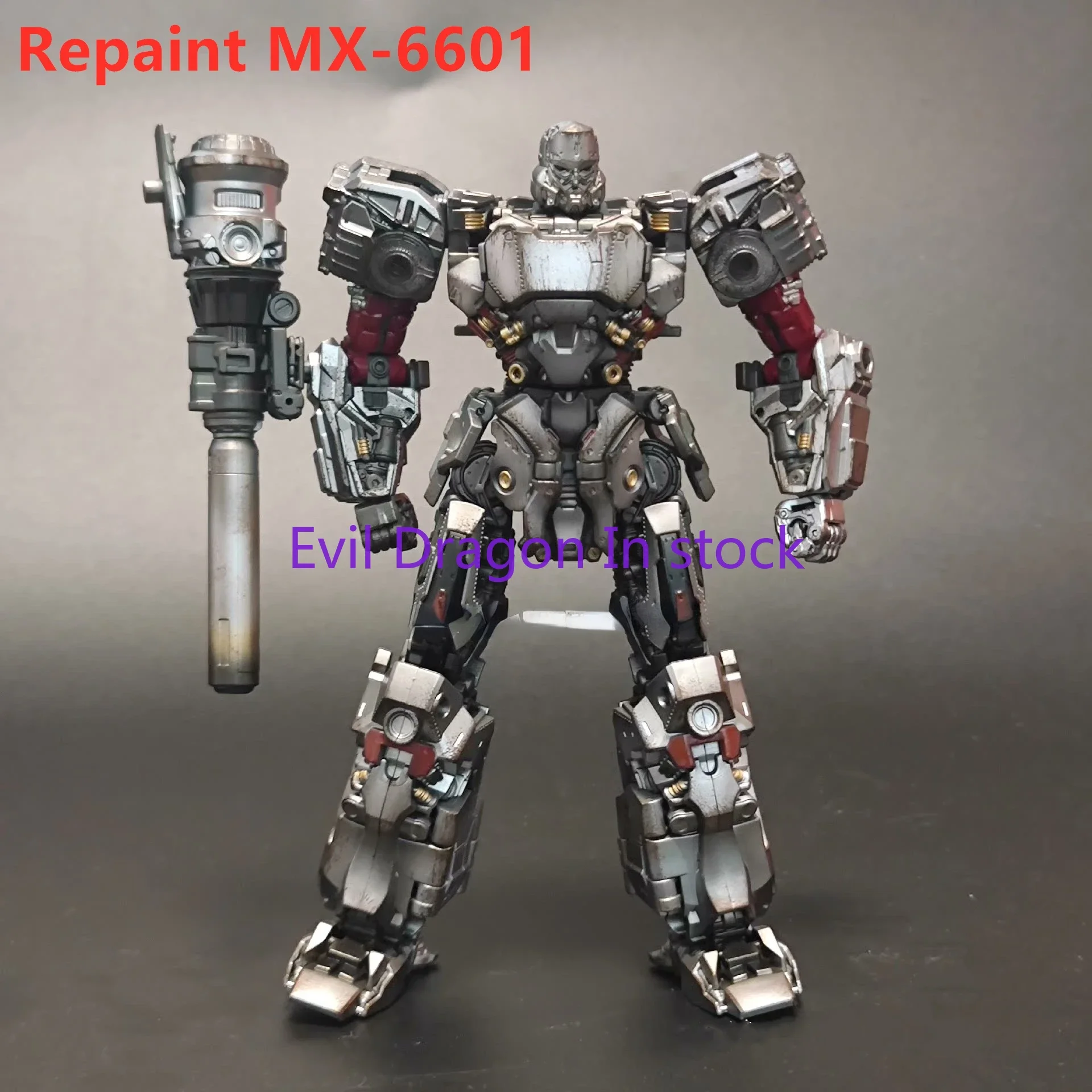 In Stock Transformation Toys Hand-painted Repainted Repainted MX-6601 Giant Tank MG Tank MX6601 KO SS109 Action Figure Gift