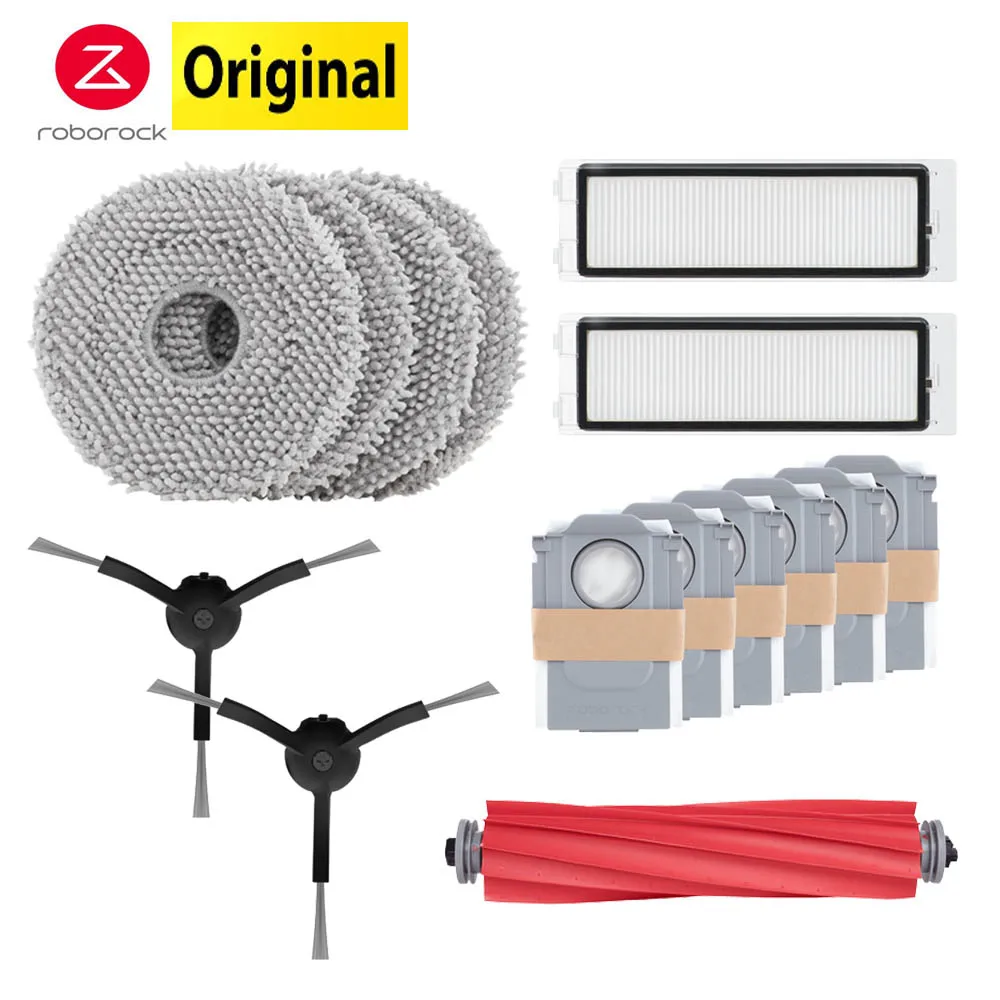 Originele Roborock Q Revo Accessoires Stofzak Zijborstel Wasbaar Filter Mop Doek Hoofdborstel van Roborock Q Revo Stofzuiger