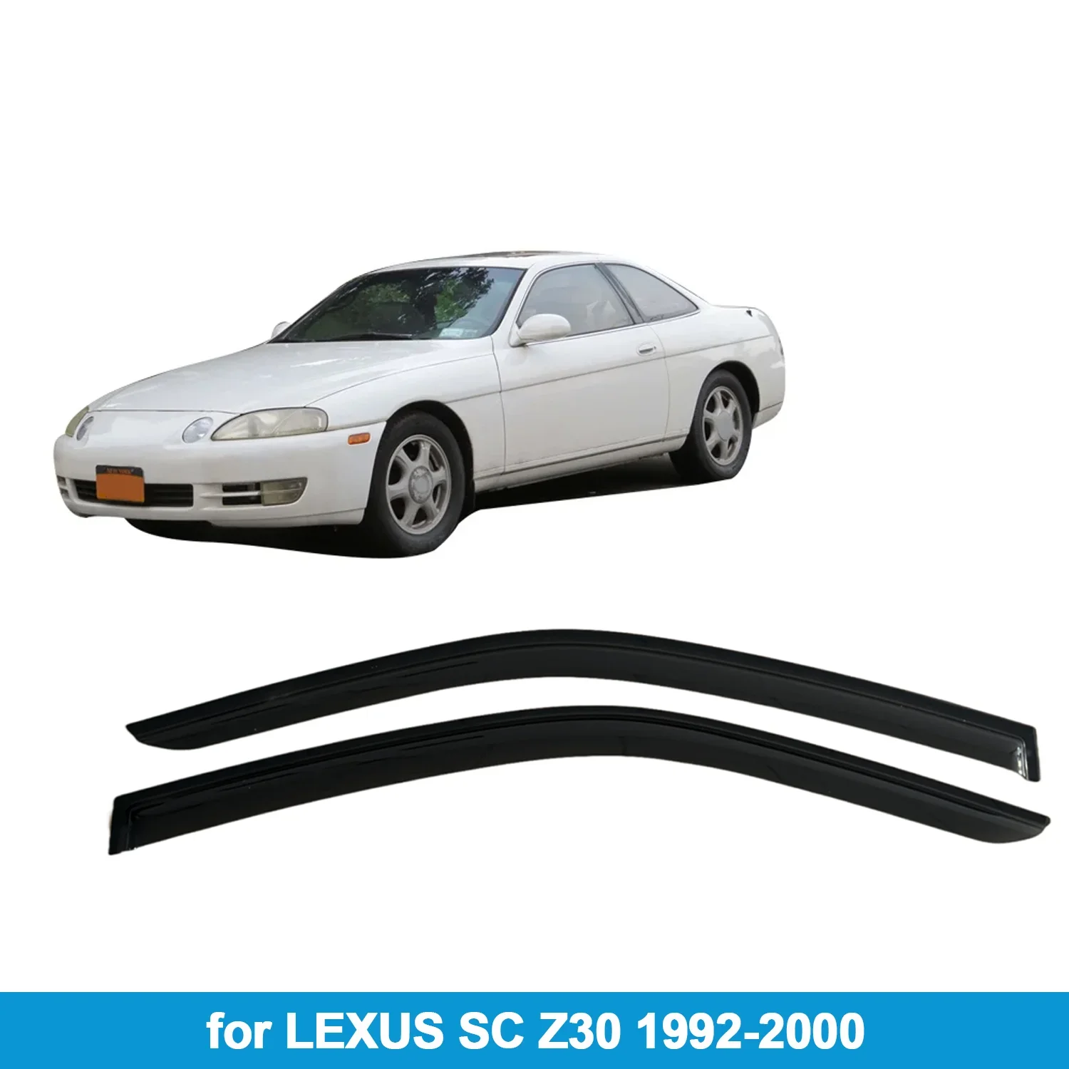

Оконный козырек для LEXUS SC Z30 1992-2000, защита от дождя, боковой дефлектор, защита от атмосферных воздействий, лента для наружного крепления
