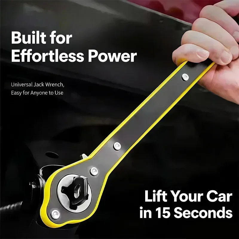 Auto Labor Saving Jack Ratchet Wrench Tire Jack Removal Wrench Cross Car Labor Saving Wrench Rocker Arm