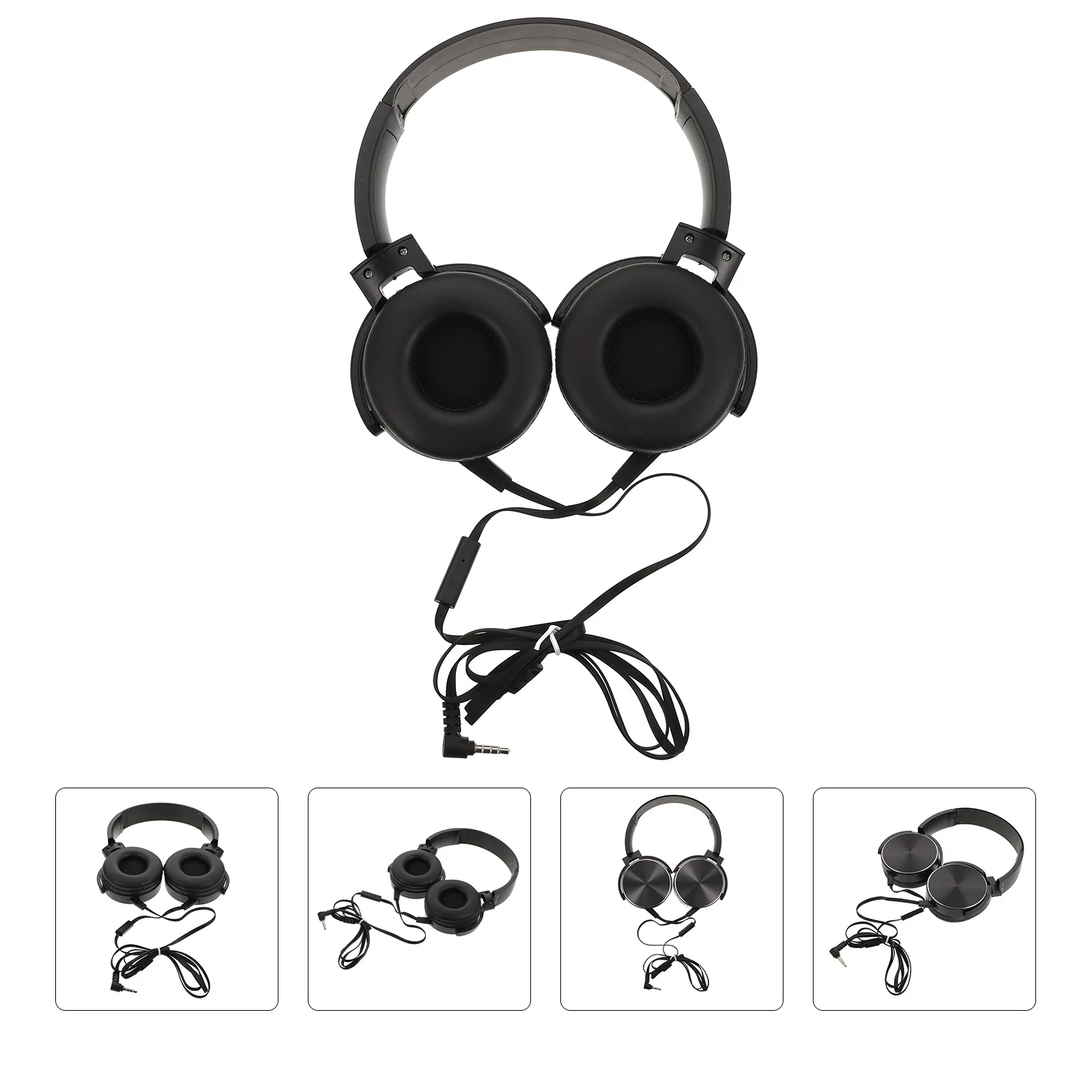 

Stereo Gaming Headset Surround Sound Computer Headphone Noise Reduction Microphone Portable Headphones For Music Game Home Use