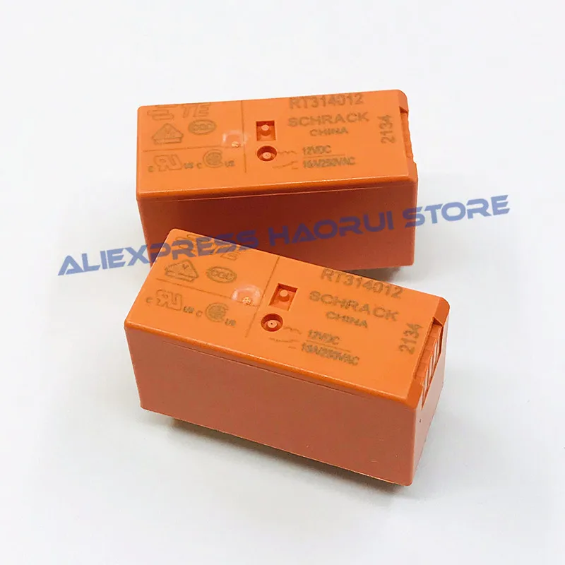 Free Shipping 100% new original relay 10pcs/lot power relay RT314012 12V 8PIN 16A