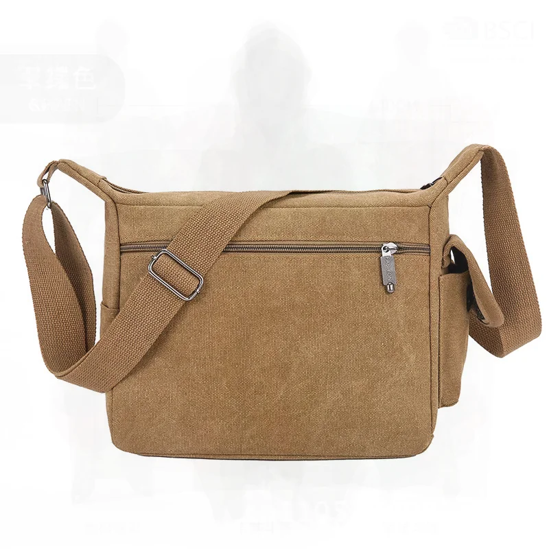 Мужская парусиновая сумка большой