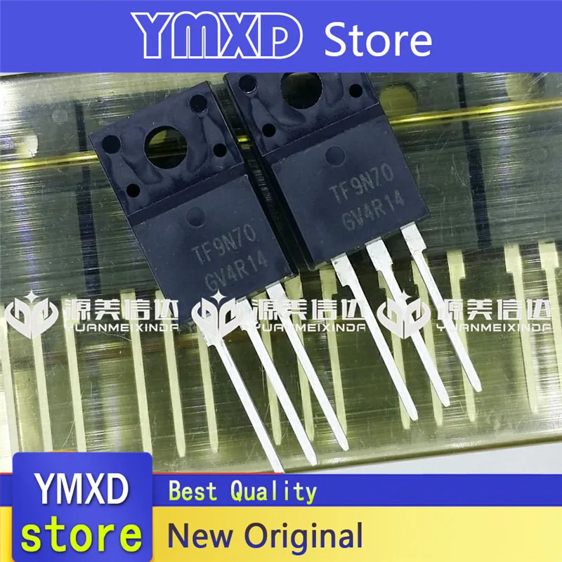 10pcs/lot New Original Genuine AOTF9N70 9 N70 TF9N70 field-effect Tube TO220F 9A700V Upright In Stock