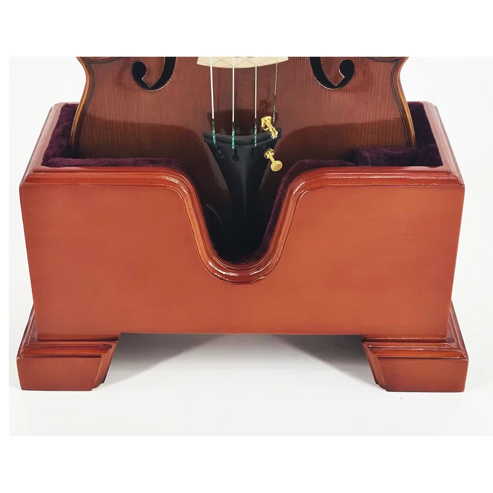 Durable Solid Wood Base Violin Stand, Violin Accessories