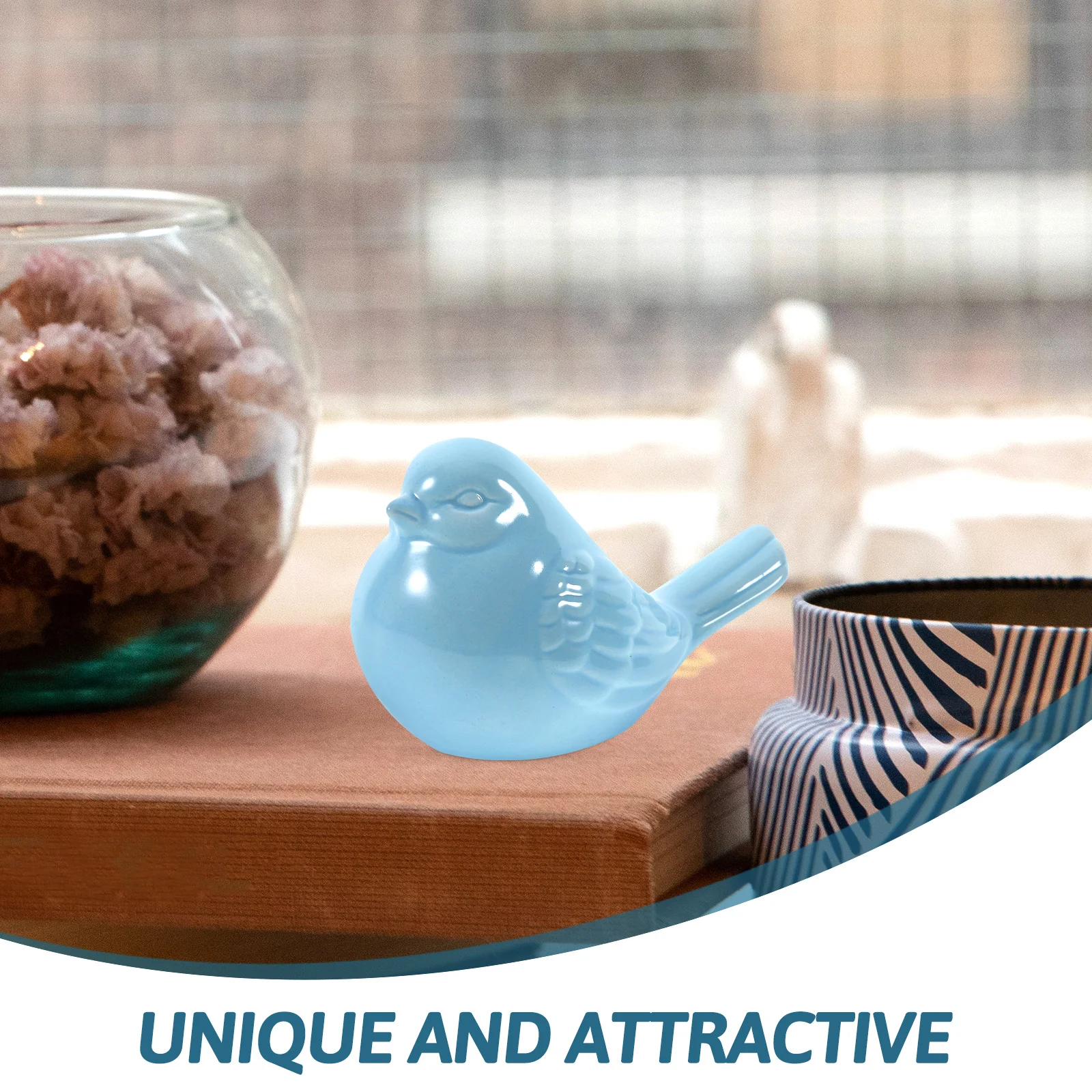 

Desk Bird Ornament Ceramic Magpie Home Decor Stylish Desktop Adornment Brings Joy and Elegance to Indoor Spaces Photography Prop