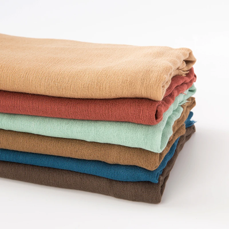61-Farben-Schal aus weicher Baumwoll-Viskose, Rayon-Material, muslimischer Hijab, nahöstlich, einfarbig, Kopftuch mit Quaste – Detail 13
