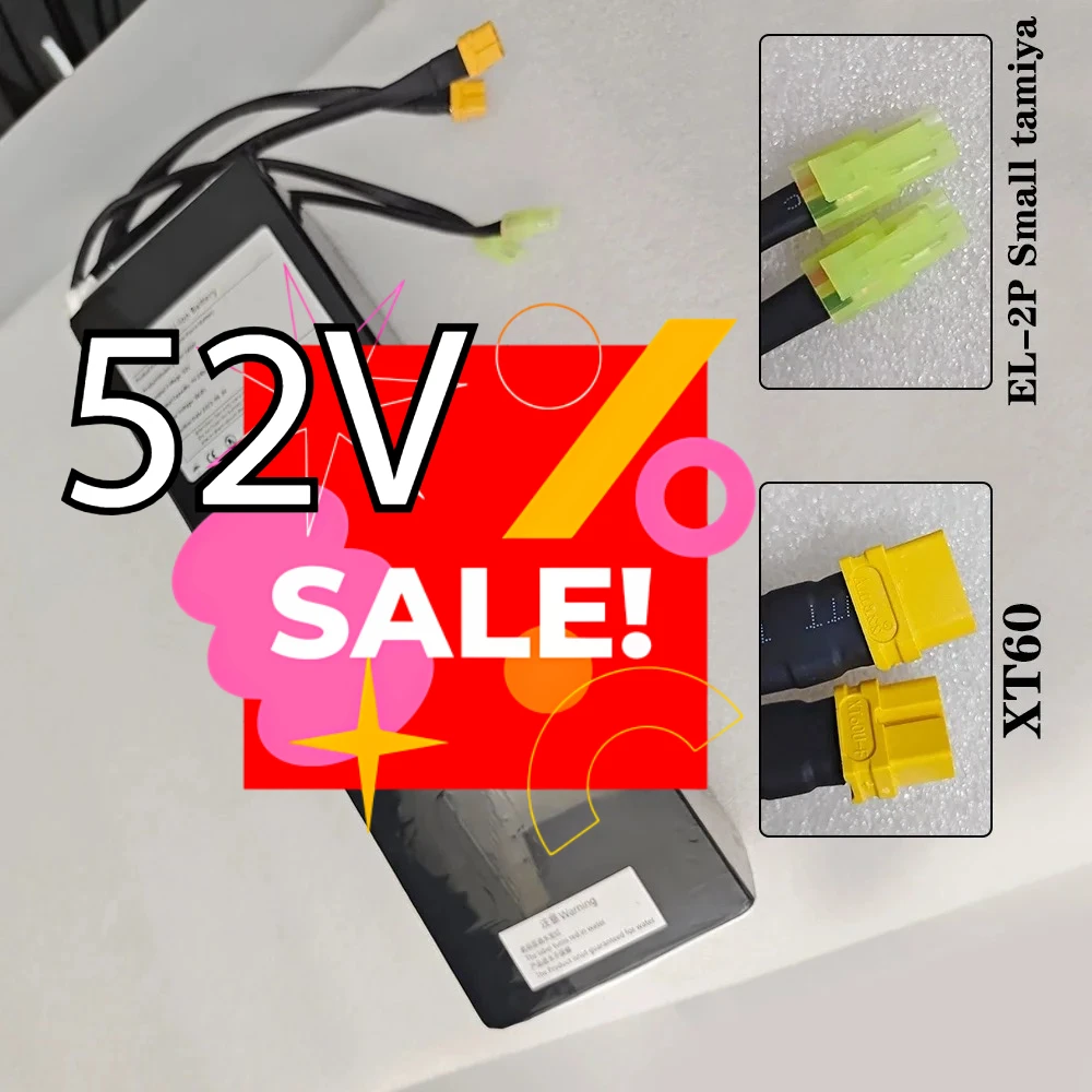 

AIMJIN 52V 19.2Ah 21700 Li-ion 14S4P Battery Pack Dual Port Fast Charging Suitable For Dual Drive Electric Scooters