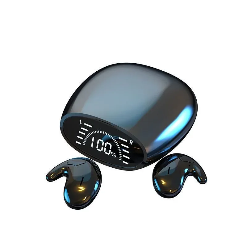 Lenovo Kabellose Sport-Bluetooth-Kopfhörer Ultradünne TWS Dual-Ear Sleep-in-Ear Mini Schmerzfreie Anruf-Geräuschunterdrückung Kopfhörer