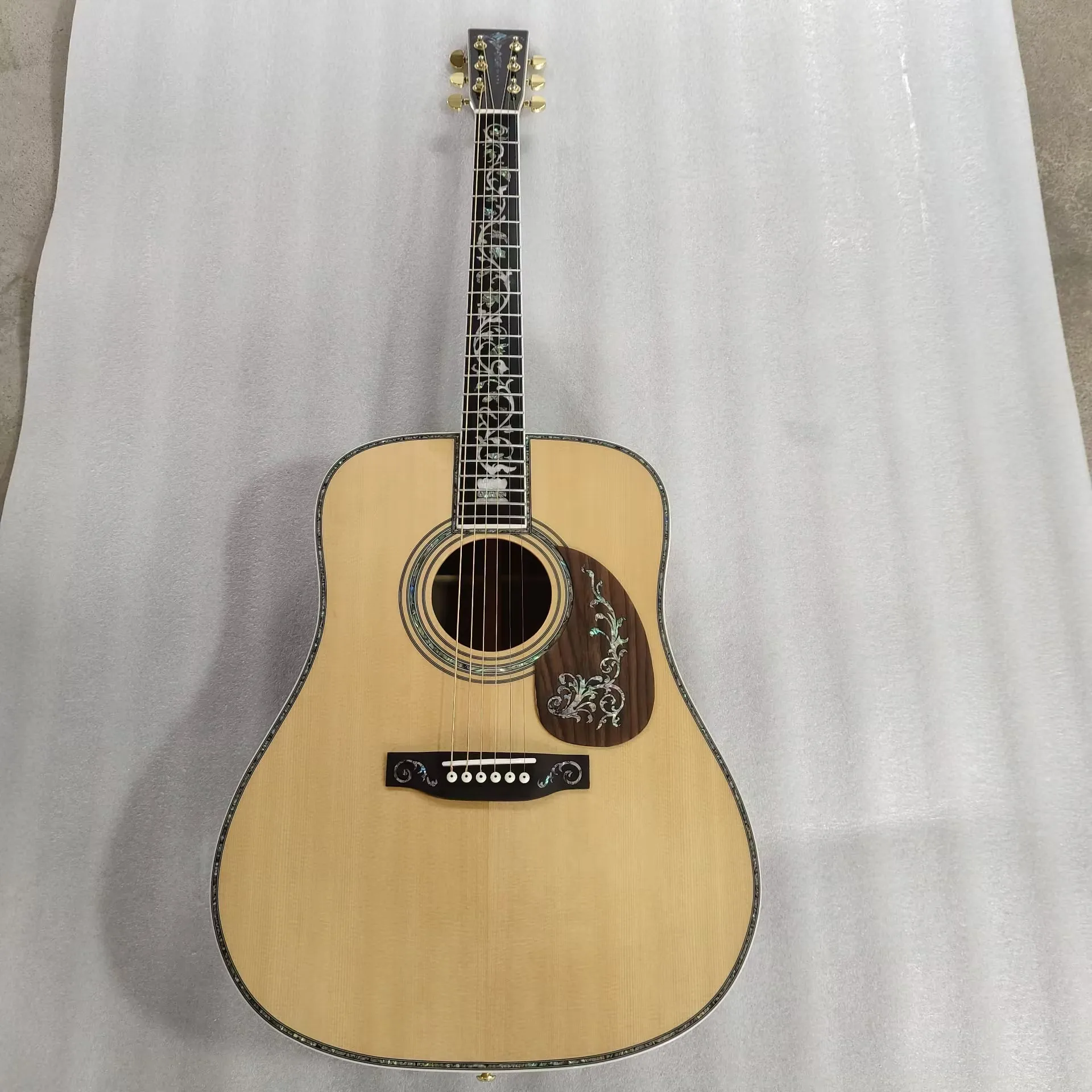 

professional vine acoustic guitar dreadnought guitar fancy gloss guitars solid acoustic electric guitar