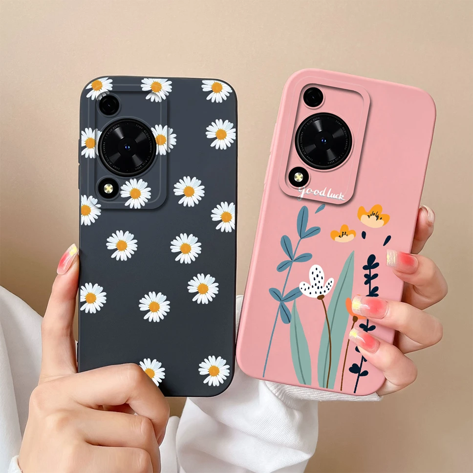 For Huawei Enjoy 70 Nova Y72 4G Case Cute Dinosaur Smooth Liquid Silicone Phone Cover For HuaweiEnjoy 70 HuaweiNova Y72 4G Funda