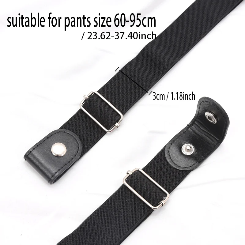 Ceinture artificiel astique Ajustable Sans Structure pour Femme et Fille, Pantalon en Jean, Robe, Sans Renflement, Sans Tracas, Environnement