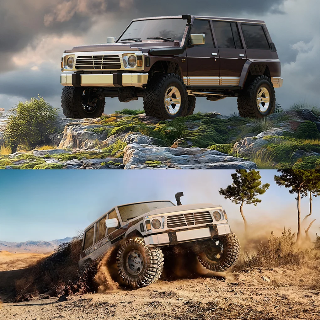 Relaarlo Tk07 1/7 4WD RC coche simulación profesional Rc tracción en las cuatro ruedas doble velocidad todoterreno vehículo de escalada sin escobillas/cepillado