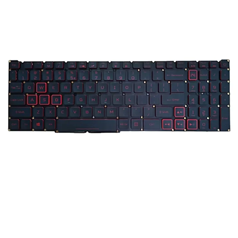 Teclado dos EUA com retroiluminação para Acer Nitro 5, AN515-54, AN515-43, AN517-51, AN715-51, AN515-43, N18C3, N18C4, Novo