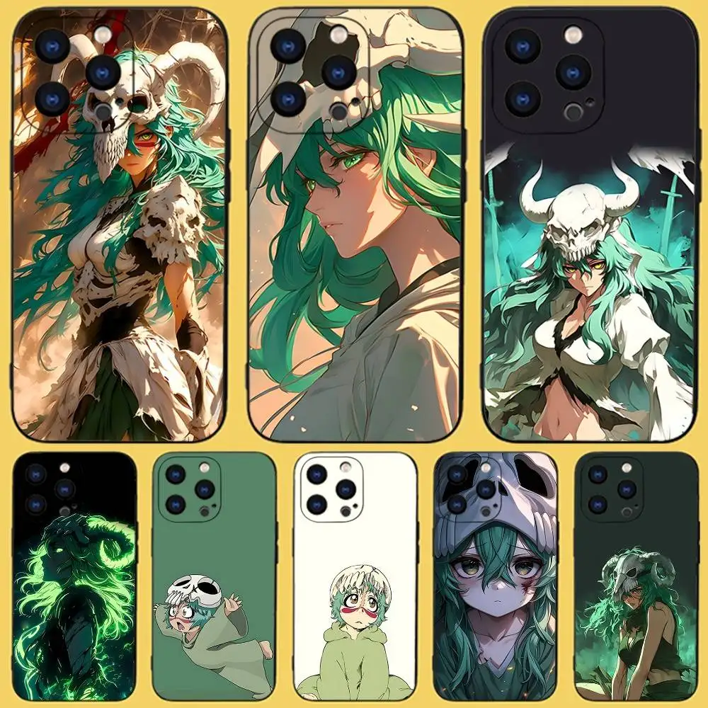 

Cute N-Nelliel Anime Phone Case For iPhone 17,16,15,14,13,12,11,Pro,Max,Plus,X,XS,SE4,E,Mini,Soft Black Case