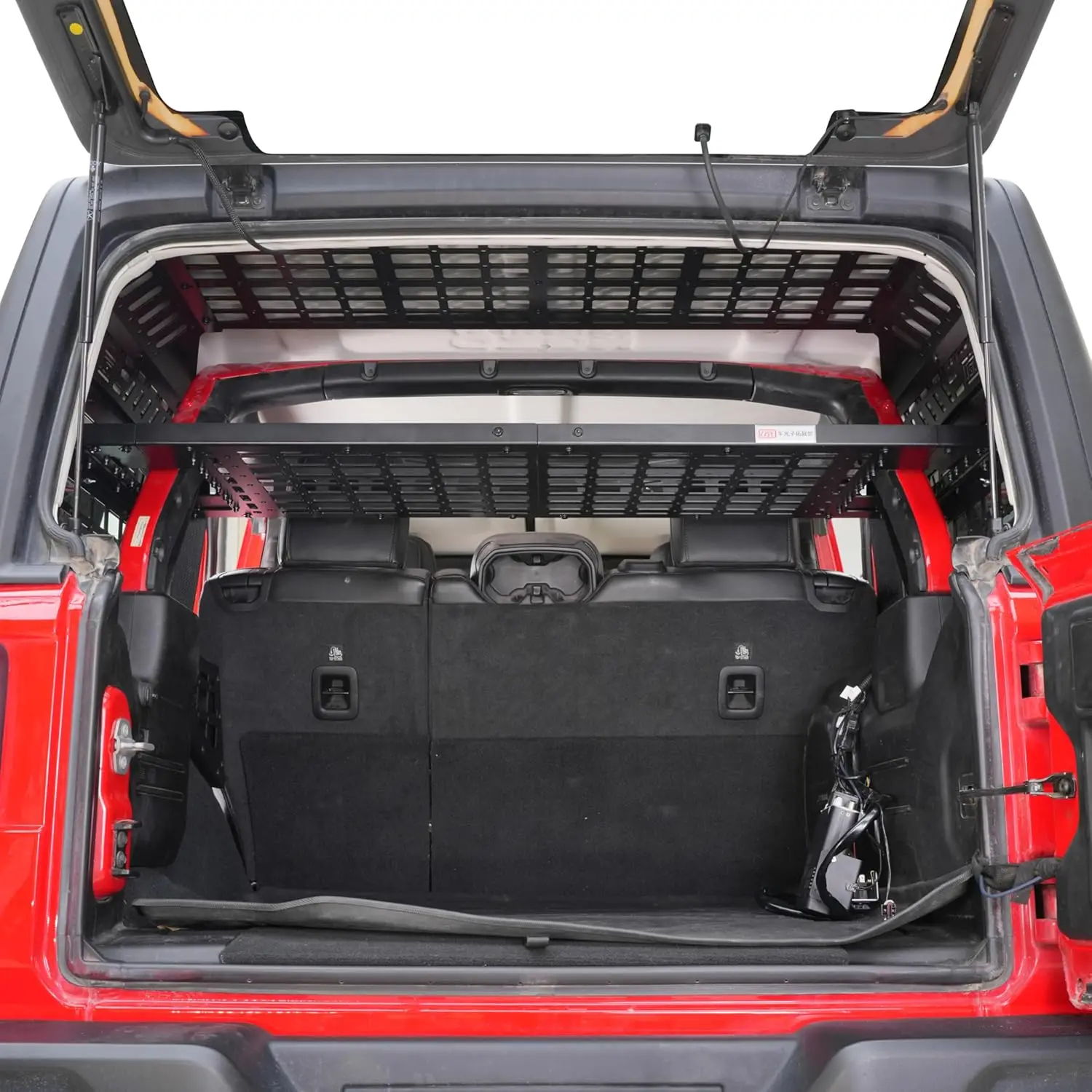 Trunk MOLLE PANEL Organizer Shelf Cargo Storage Debris Racks For Jeep Wrangler JL Hardtop 4-Door 2018-2025