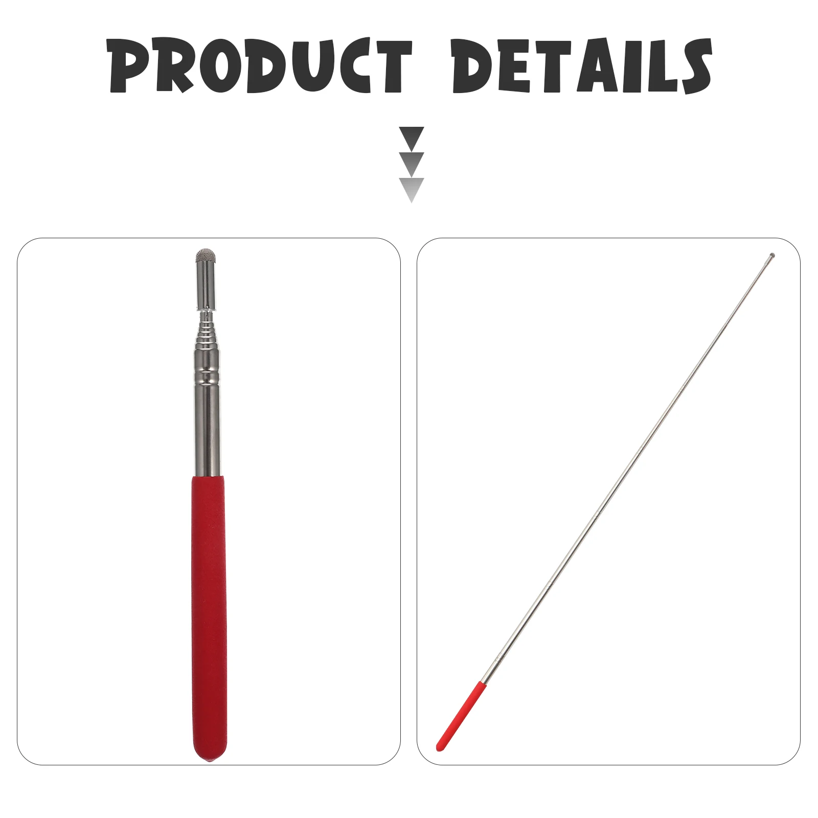 

Touch Screen Demonstration Stick Hand Pointer for Classroom Retractable Teacher Sticks Reading Finger Scalable Telescoping