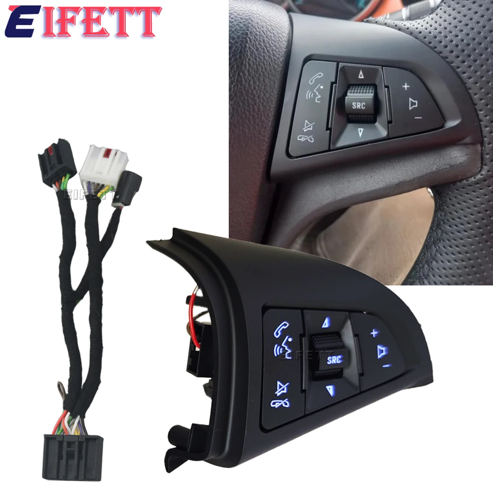 

Multifunction Car Steering Wheel Button Audio Volume Button Cruise Control Switch For Chevrolet Cruze 2009 2010 2011 2012-2014