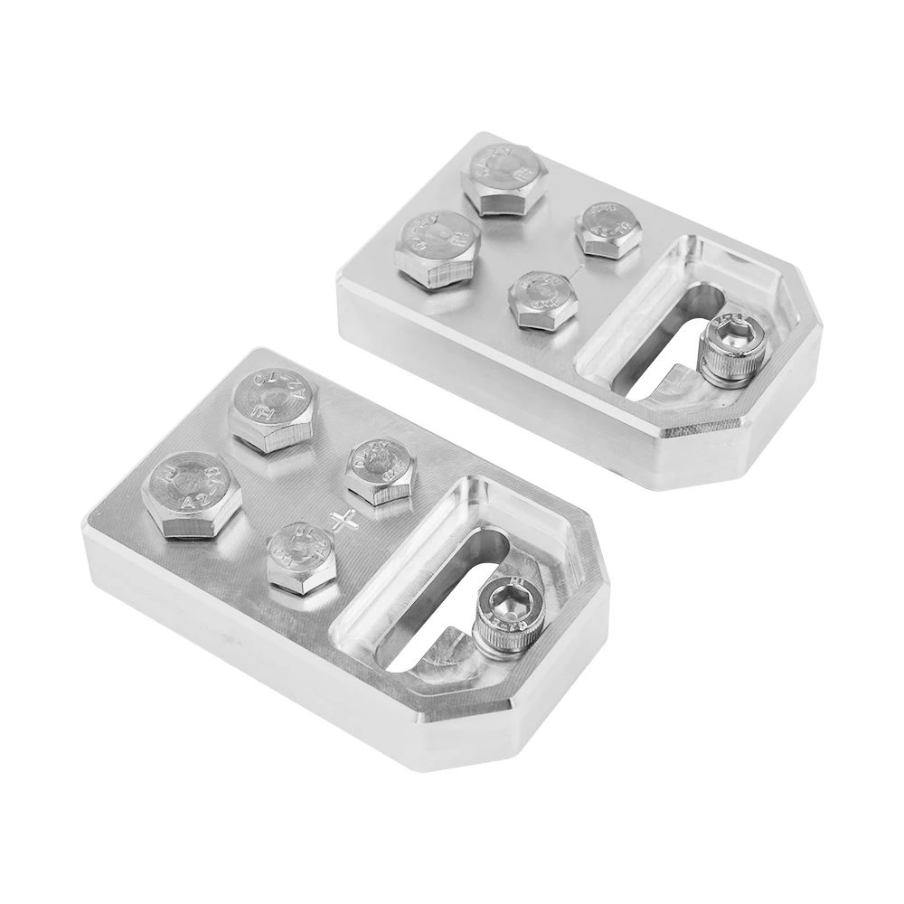 

Pair of Aluminum Car Audio For GA 4 Spot Flat Battery Terminals Bolt Fit for XS Power M6 Standard Batteries Bolt Use Only