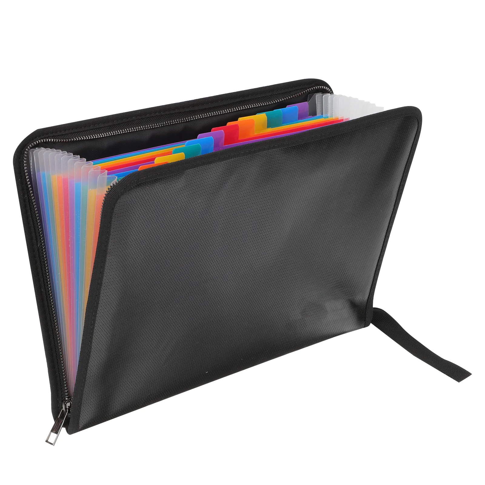 

Fireproof Document Bag with 13 Pockets Waterproof File Organizer for Important Papers Portable Office Home Use Expanding