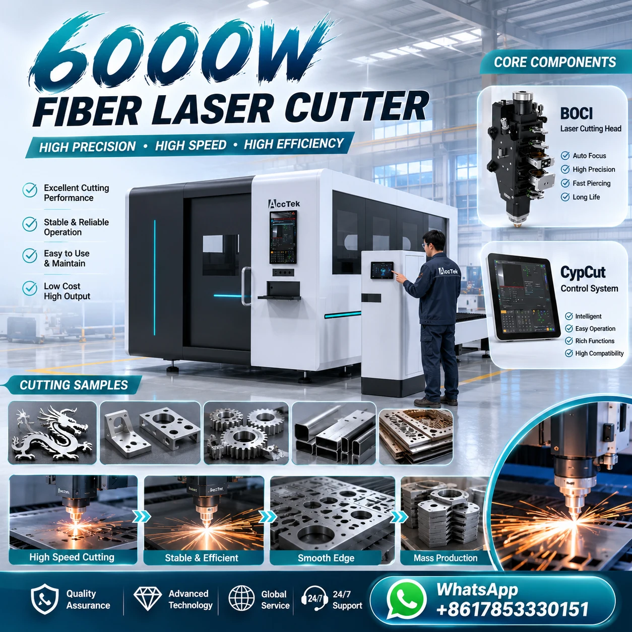Hot-selling Fiber Laser Cutting Machine 1500/2000/3000w Steel Laser Cutting Machine Full Cover for Safety