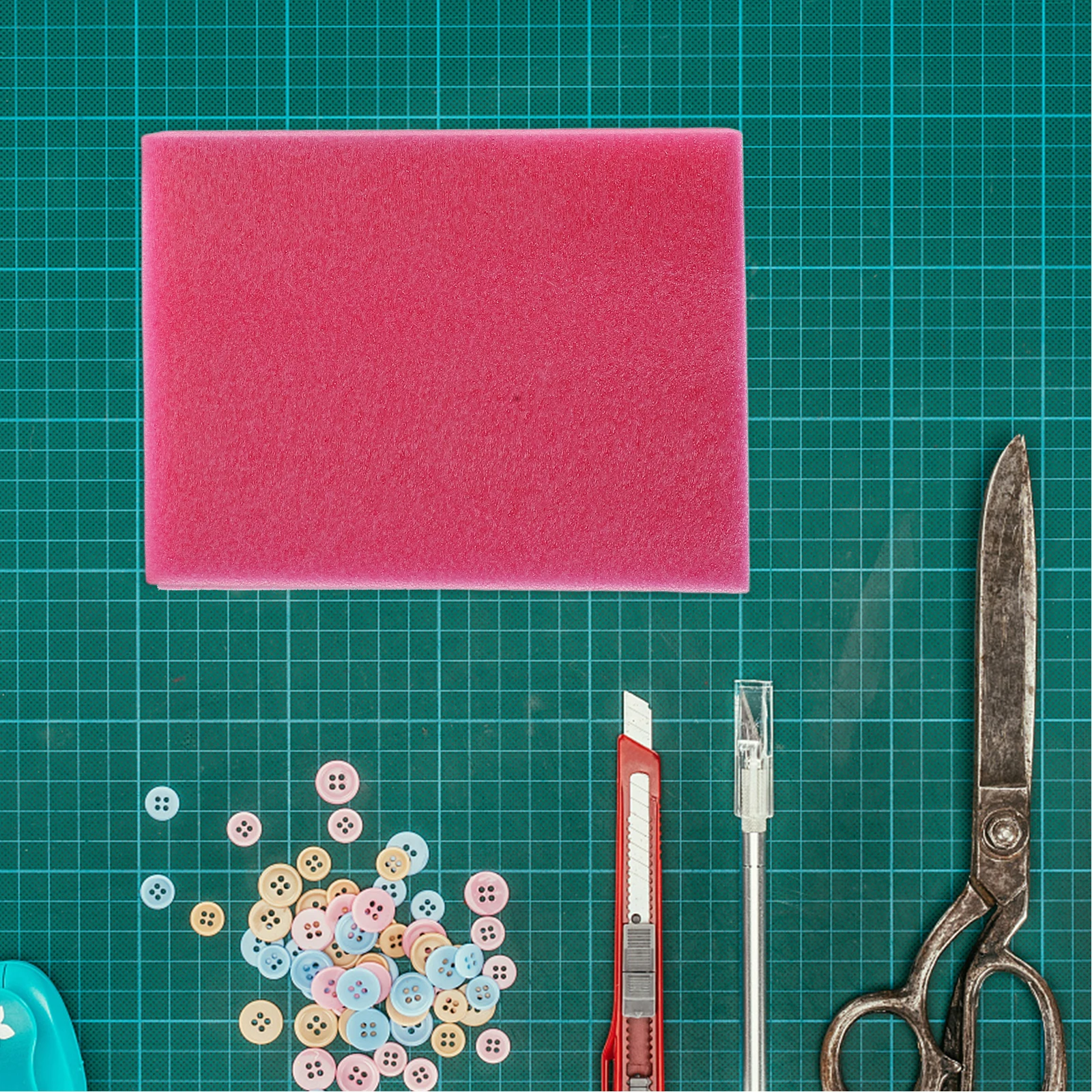 

3Pcs Felting Foam Support Pad Soft Nonslip Craft Mat for Needle Felting Projects DIY Supplies Craft Mat Sponge Cushion