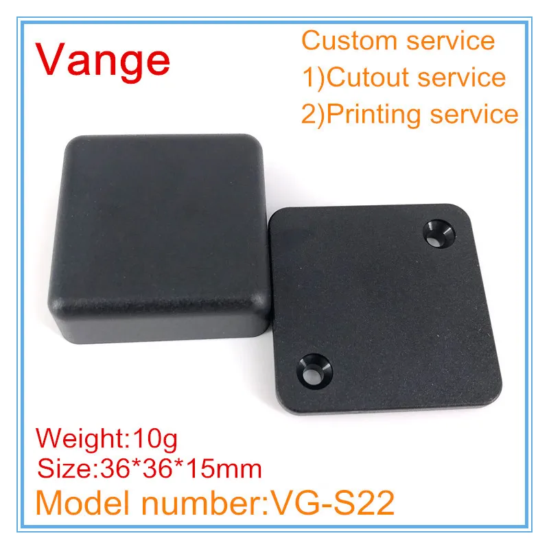 Vange صندوق توصيل كهربائي 36*36*15 مللي متر ABS البلاستيك لتقوم بها بنفسك الضميمة