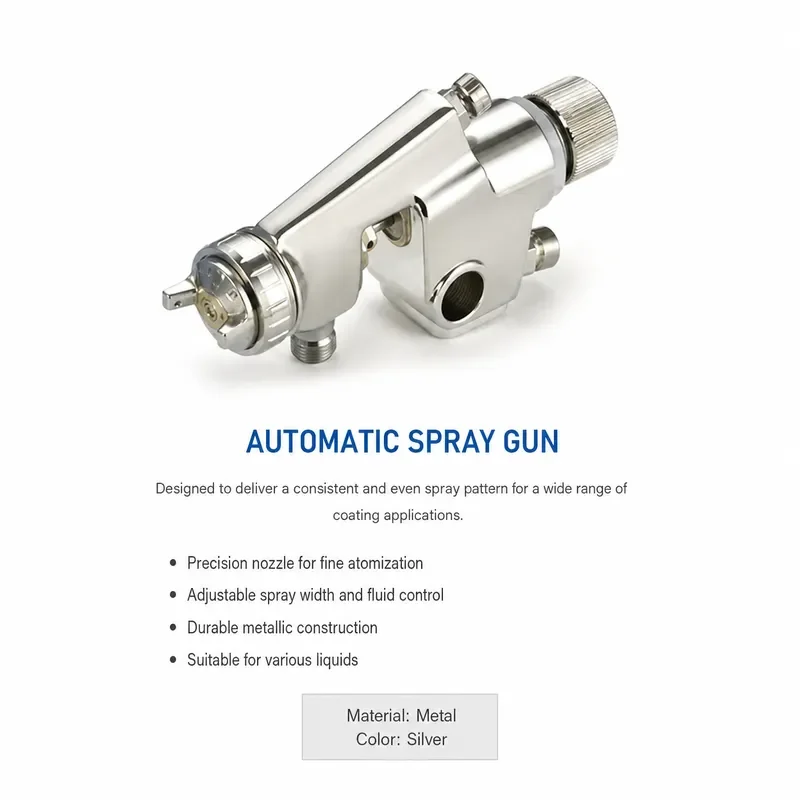 Automatic Paint Spray Gun WA-200 Reciprocating Machine Assembly Line Tool 1.2 1.5 2.0 2.5 3.0 4.0mm Nozzle Industrial Sprayer
