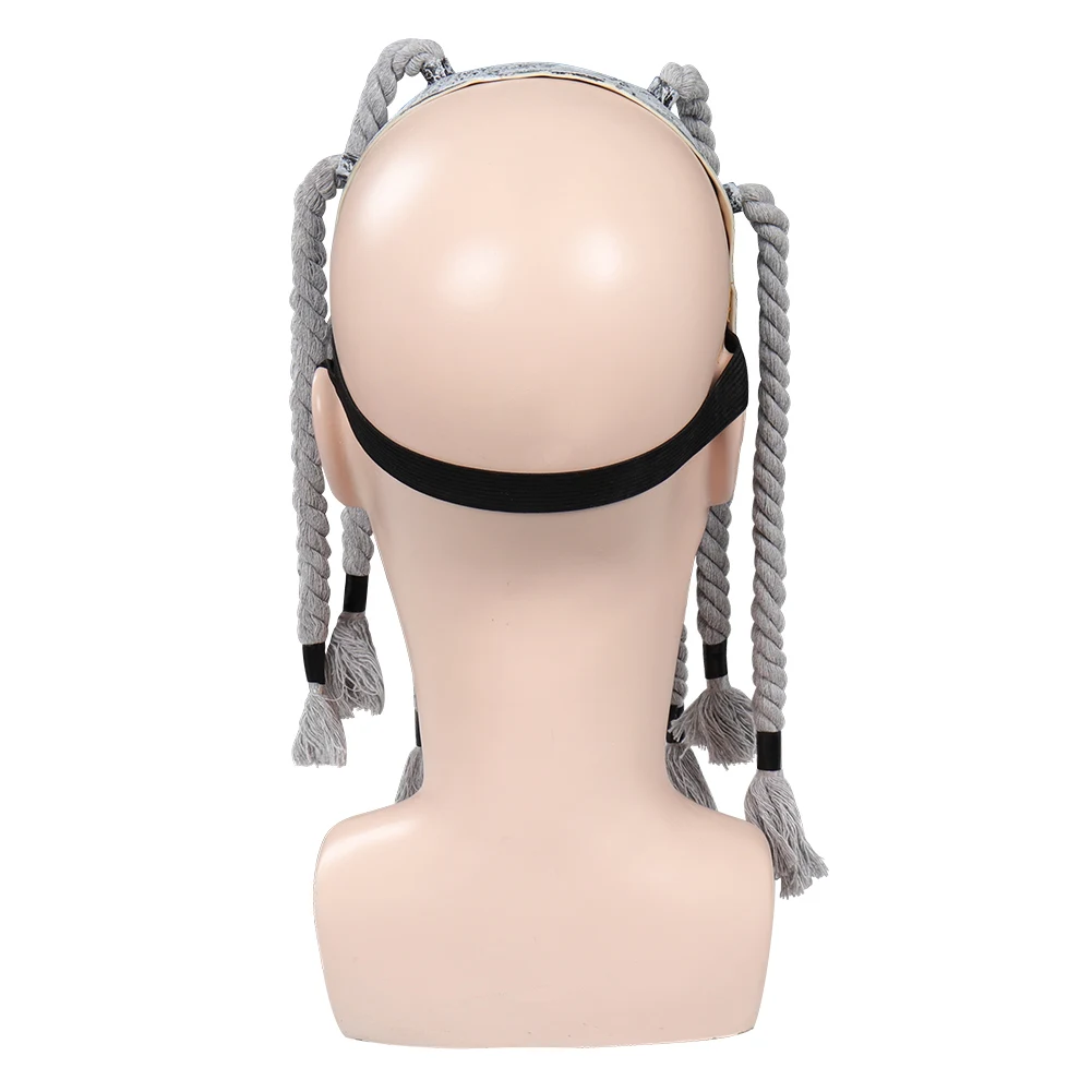 Accesorios de nudo de Cosplay para hombres, máscara de Jordison, máscara aterradora, casco de cara completa, máscara de Halloween, disfraz de Roleplay