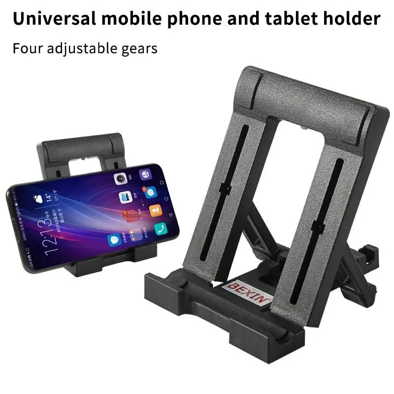 Universal Phone Tablet Stand With 4 Adjustable Angles: Anti Slip Foldable Watching Videos Working Study