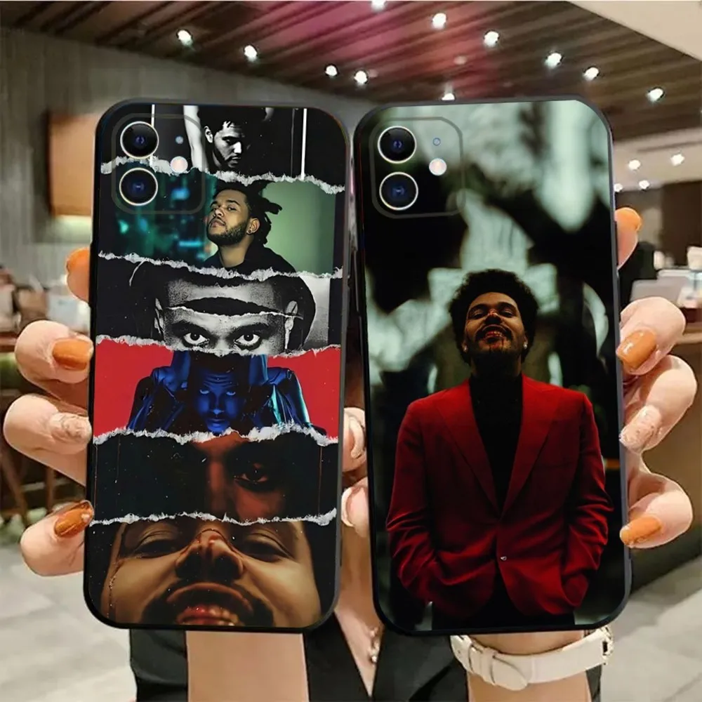 Singer The W-Weeknd  Phone Case For iPhone15,14,13,12,11,Pro,Max,Plus,Mini,X,XS,XR,8,7,6,S,Plus,SE Soft Black Case