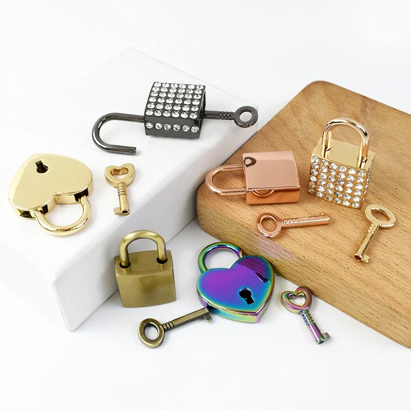 1-5Sets Deepeel Metal Lock Buckle for Handbag Purse Turn Twist Clasp Wallet Closure Snap Locks Decoration Hardware Accessories