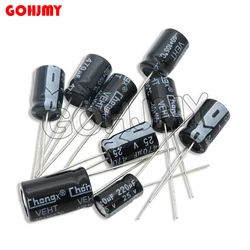 6.3V 16V 25V 35V 50V 63V 200V 250V 400V 450V Aluminum Electrolytic Capacitor 100UF 470UF 680UF 1000UF 1500UF 2200UF 3300UF