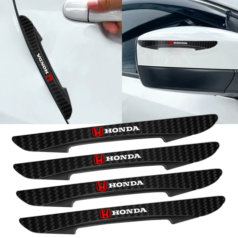 4Pcs Scrape Guard Bumper Guards Car Door Edge Protector For Honda Civic 8 2006 2007 2008 2009 CBR1000RR CBR 1000 RR 2008-2013