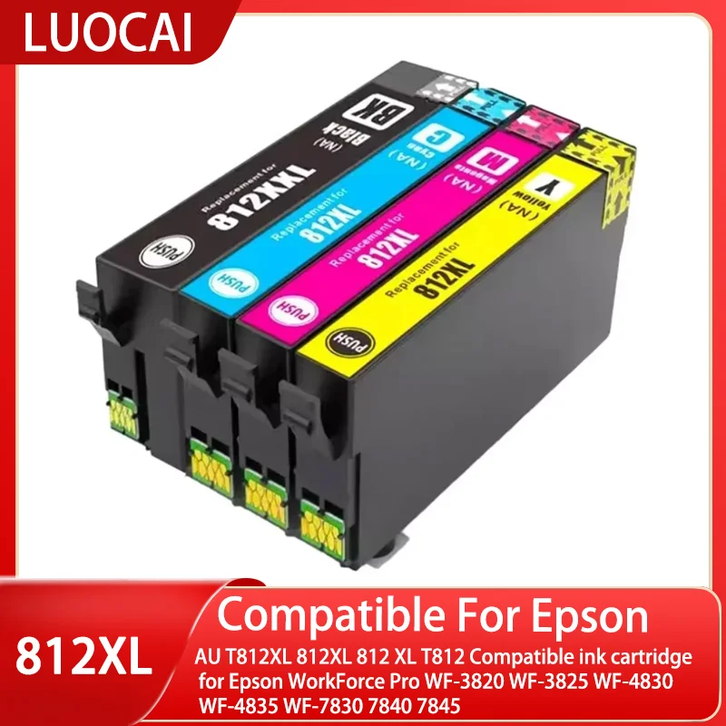 AU T812XL 812XL 812 XL T812 Compatible ink cartridge for Epson WorkForce Pro WF-3820 WF-3825 WF-4830 WF-4835 WF-7830 7840 7845