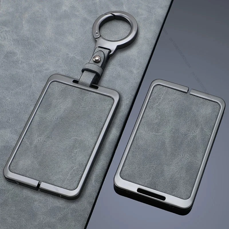 ل Leapmotor C10 C11 C16 سبائك الزنك الجلود سيارة NFC بطاقة مفتاح بعيد غطاء حامي حامل قذيفة اكسسوارات السيارات المفاتيح #6