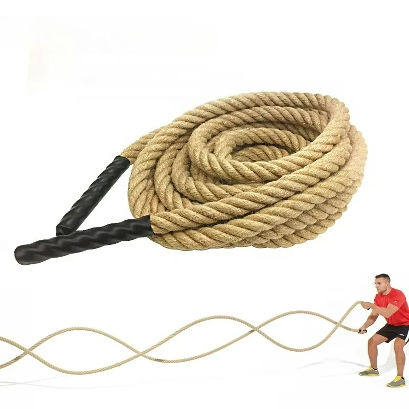 High Density Synthetic Battle Rope Heavy Weight Design Boost Cardio Performance For Cross Fitness Training