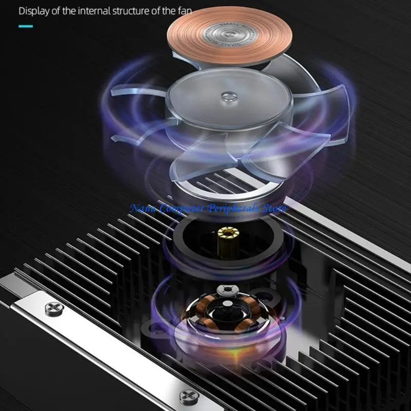 

F68C M.2 2280 NVMe SSD Heat Sink Aluminum Alloy Radiator Dissipation Thermal Pad ARGB