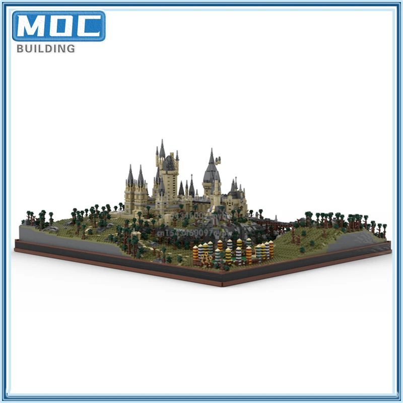 Star Movie Classic Hog wartsCastle Magic Castle MOC Building Blocks  DIY Assemble Large Model collections Bricks Holiday Gifts